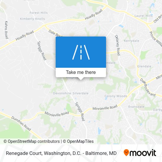 Renegade Court map