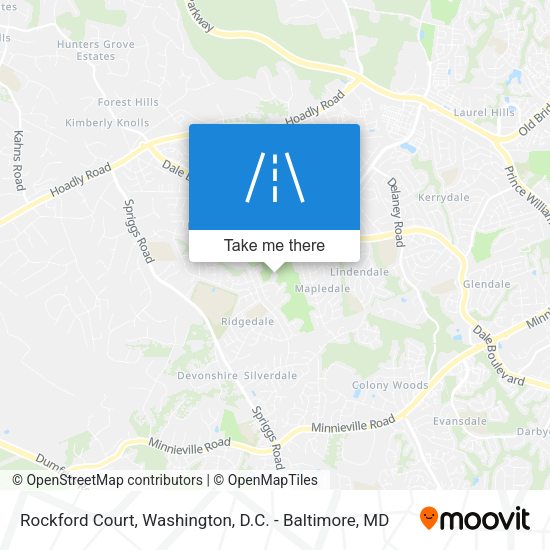 Mapa de Rockford Court