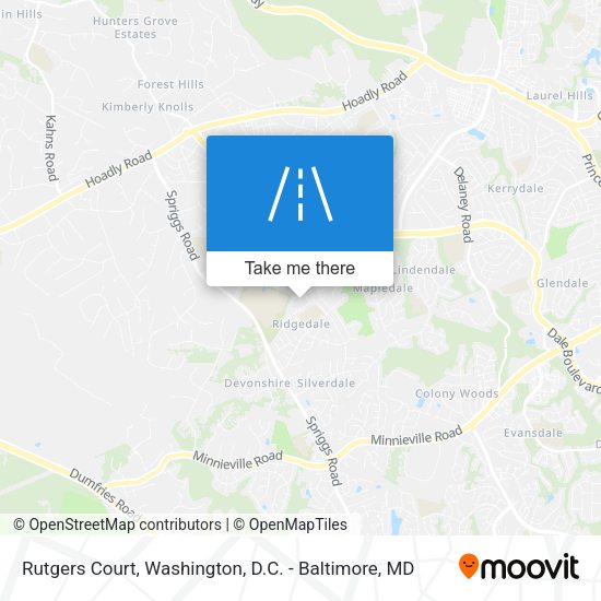 Rutgers Court map