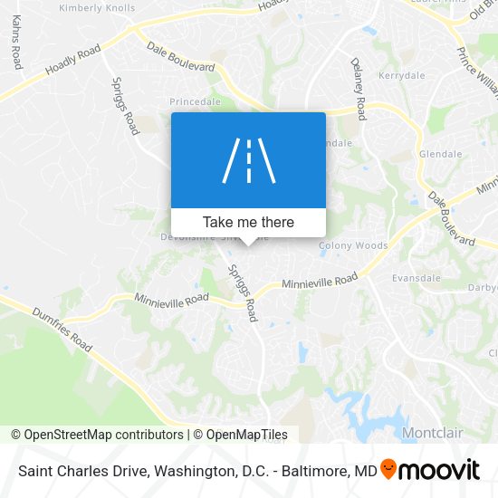 Saint Charles Drive map