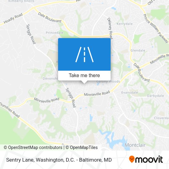 Mapa de Sentry Lane