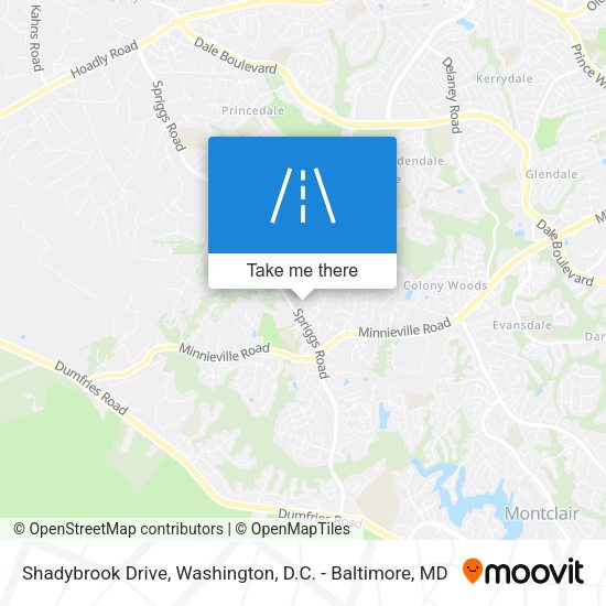 Shadybrook Drive map