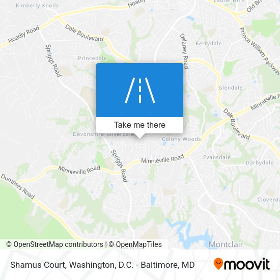 Shamus Court map