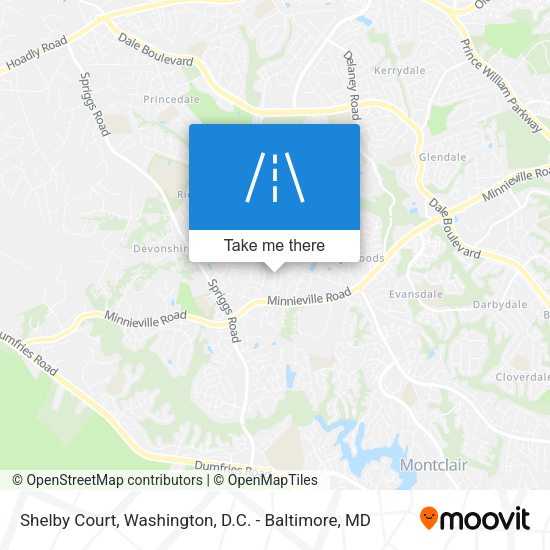 Mapa de Shelby Court