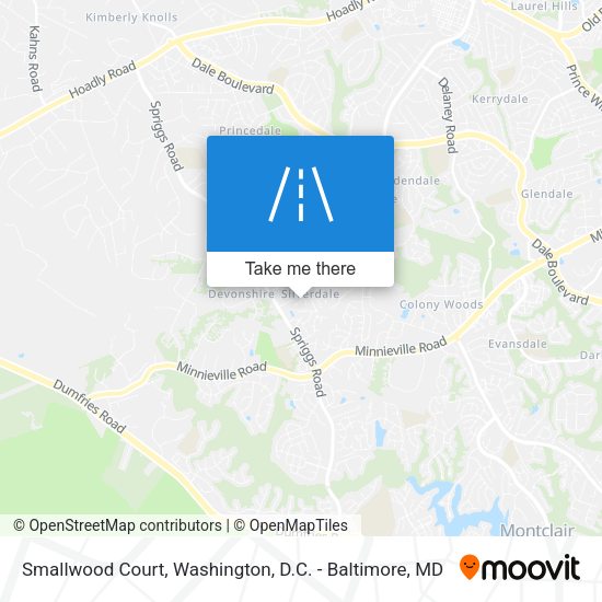 Smallwood Court map