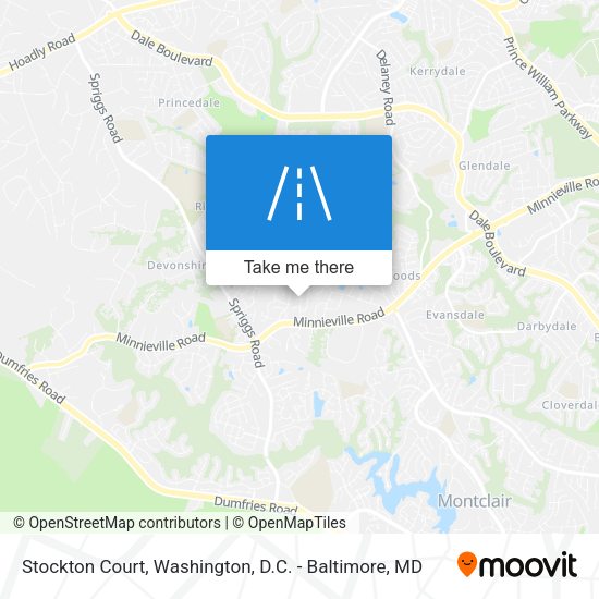 Mapa de Stockton Court