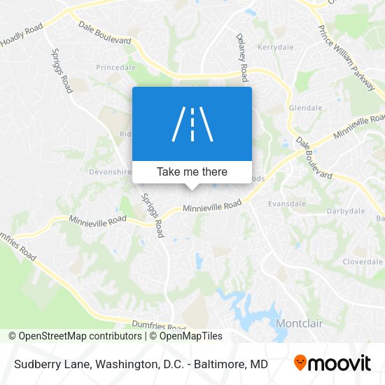 Sudberry Lane map