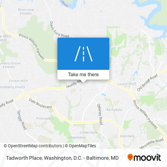 Tadworth Place map