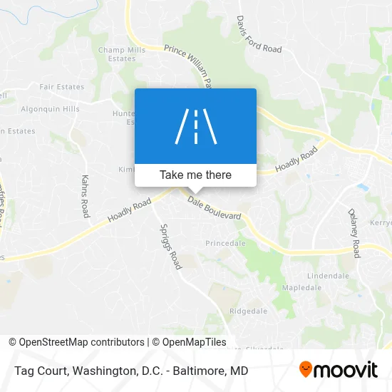 Tag Court map