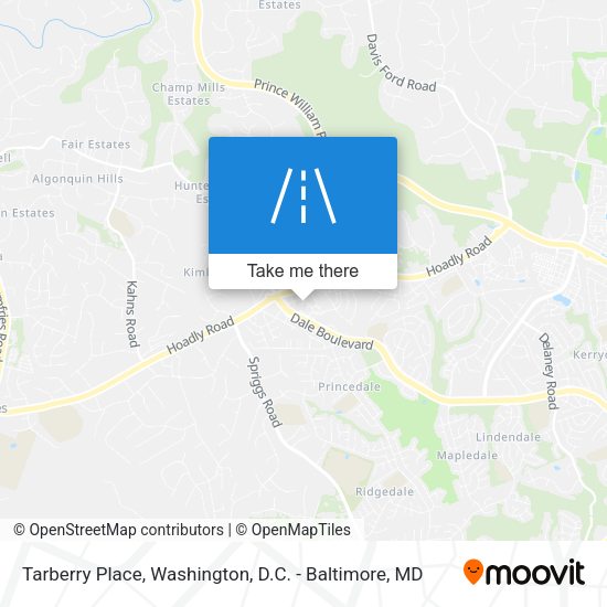 Tarberry Place map