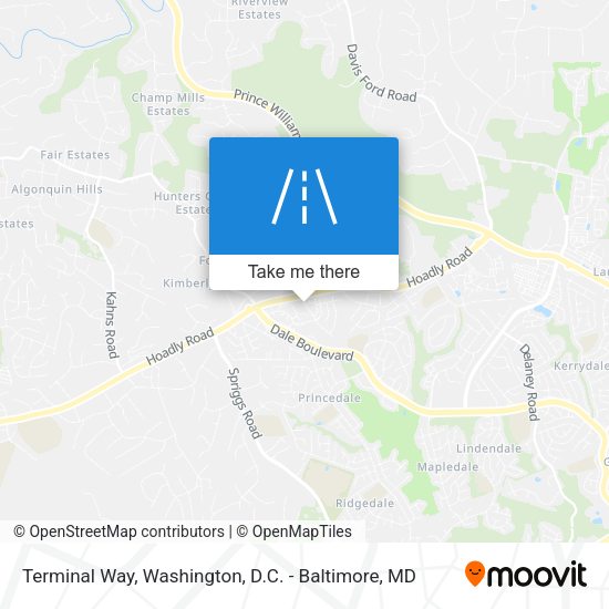 Terminal Way map