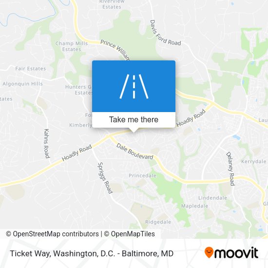 Ticket Way map