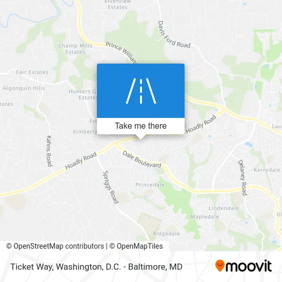 Ticket Way map