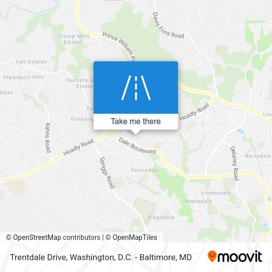 Mapa de Trentdale Drive