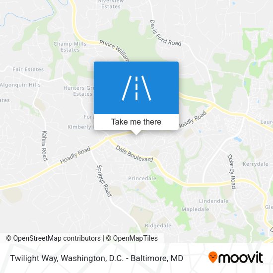 Twilight Way map