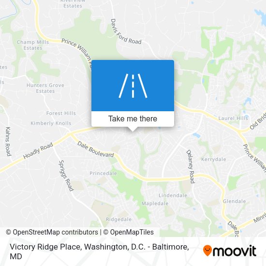 Mapa de Victory Ridge Place