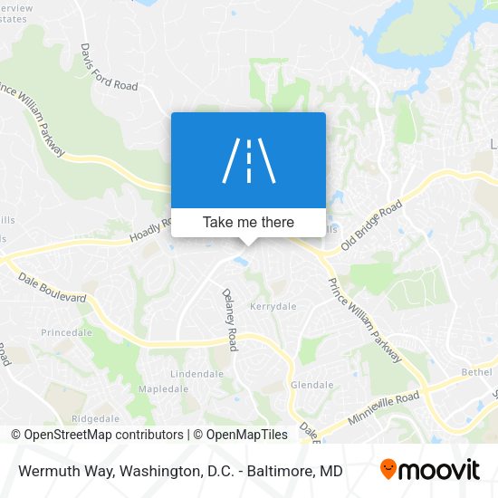 Mapa de Wermuth Way