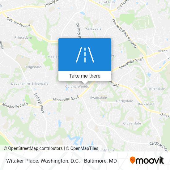 Witaker Place map