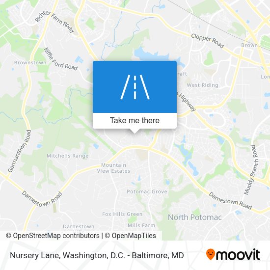 Nursery Lane map