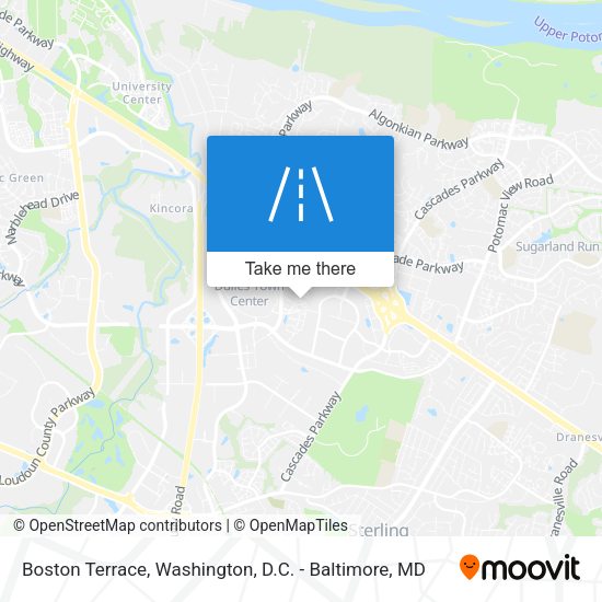 Mapa de Boston Terrace