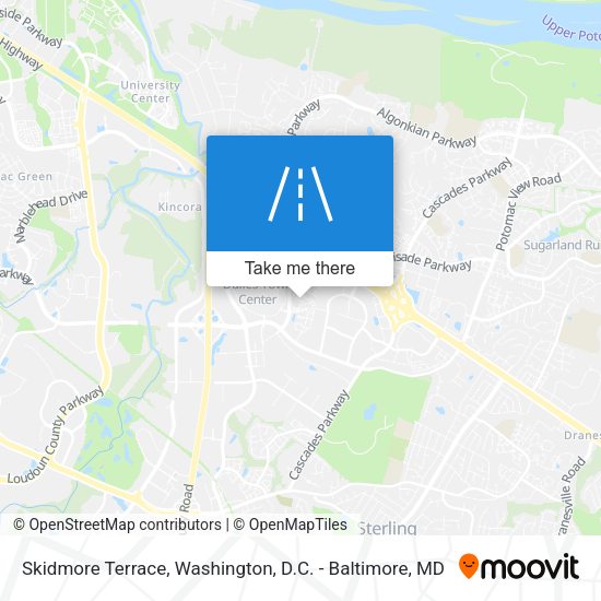 Skidmore Terrace map