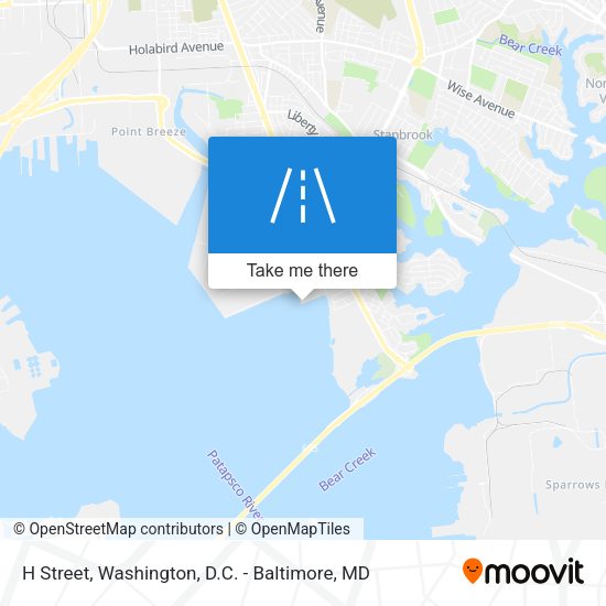 H Street map