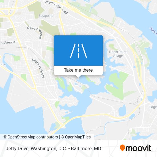 Jetty Drive map