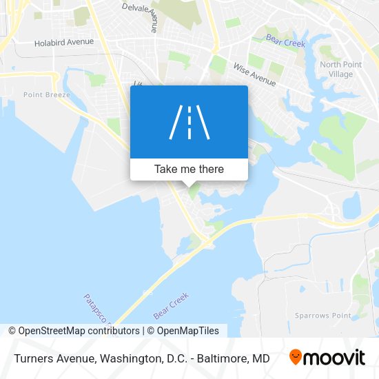 Turners Avenue map