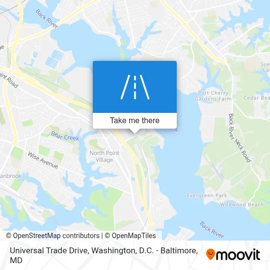 Universal Trade Drive map