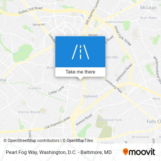 Pearl Fog Way map