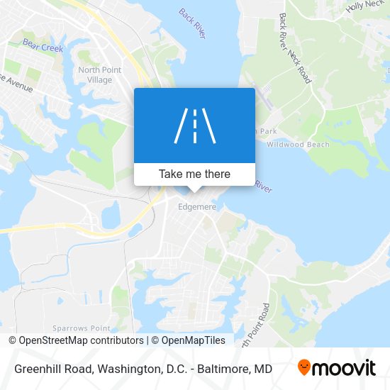 Greenhill Road map