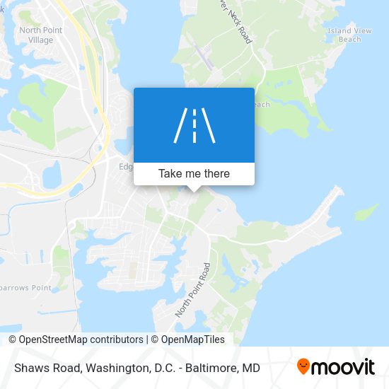Mapa de Shaws Road