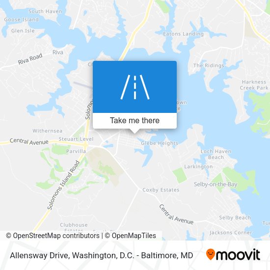 Allensway Drive map