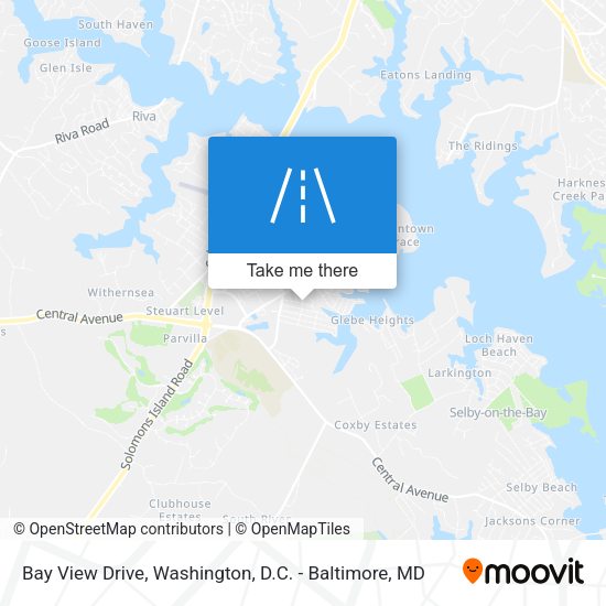 Bay View Drive map