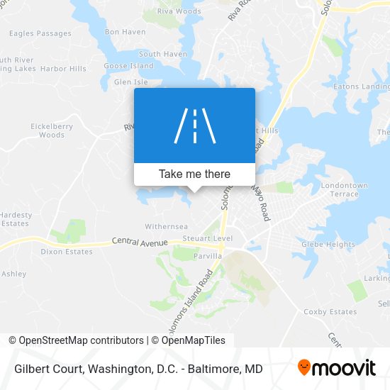 Mapa de Gilbert Court