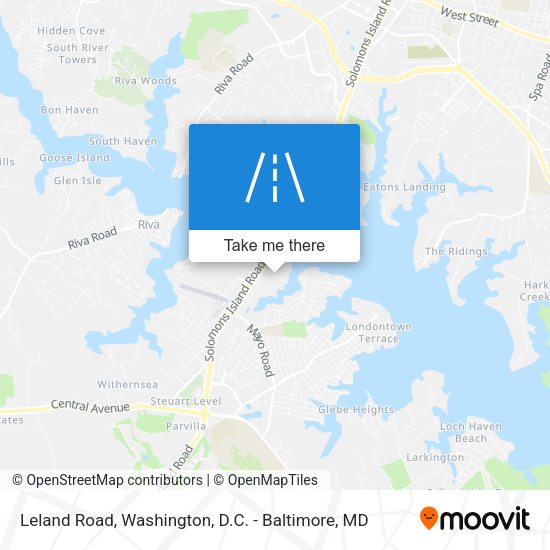 Leland Road map