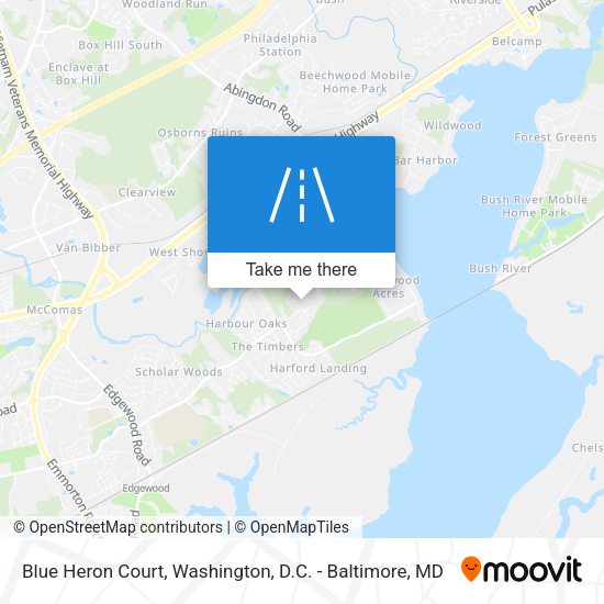 Blue Heron Court map