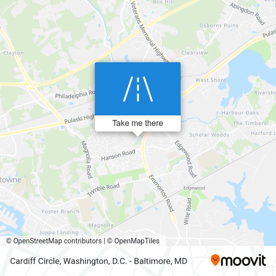 Cardiff Circle map