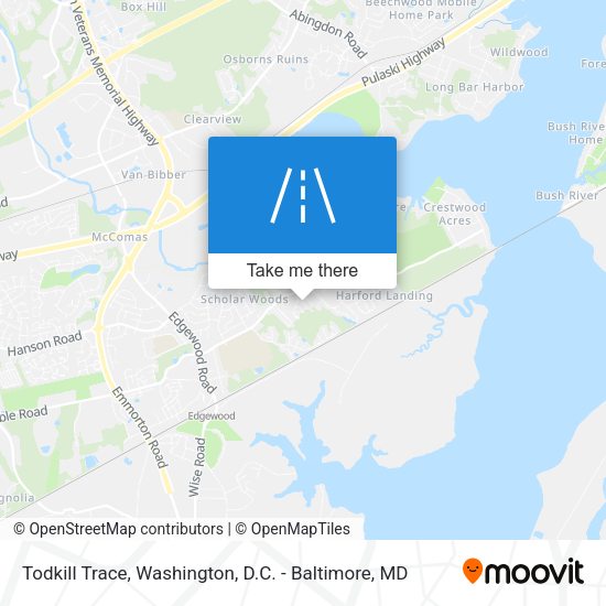 Todkill Trace map