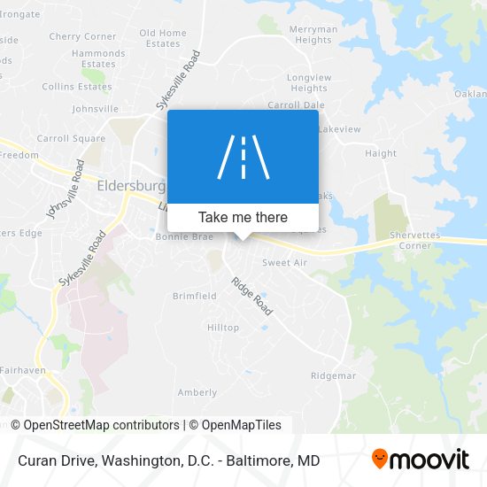 Curan Drive map