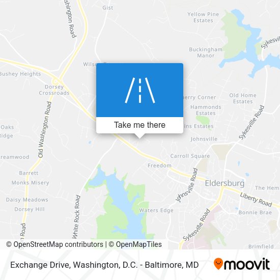 Mapa de Exchange Drive