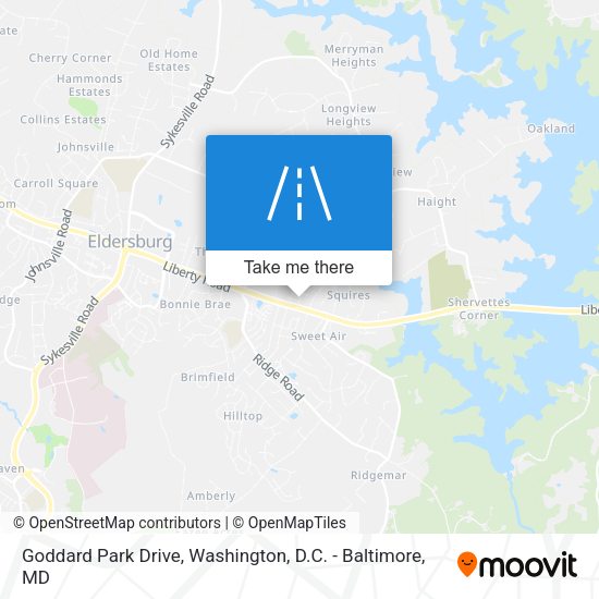 Goddard Park Drive map