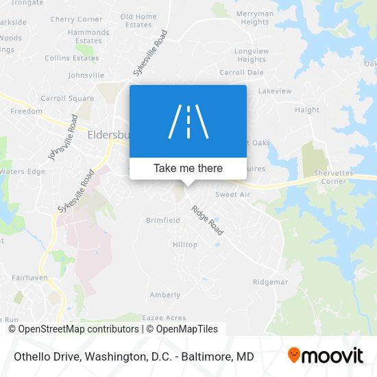 Othello Drive map