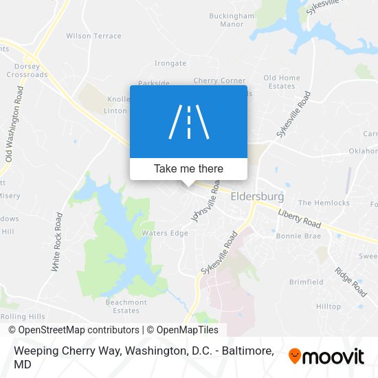 Mapa de Weeping Cherry Way