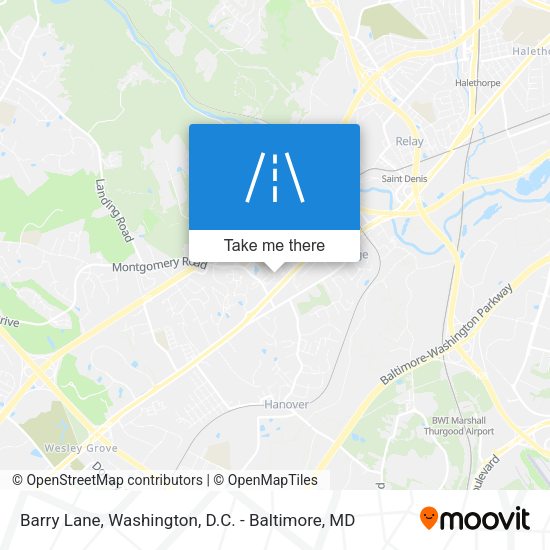 Barry Lane map