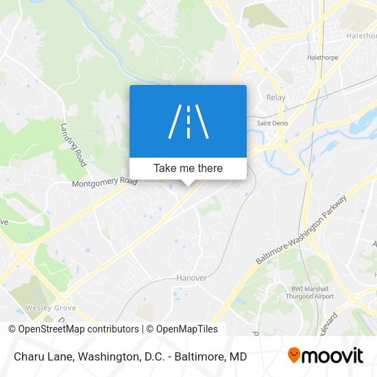 Charu Lane map