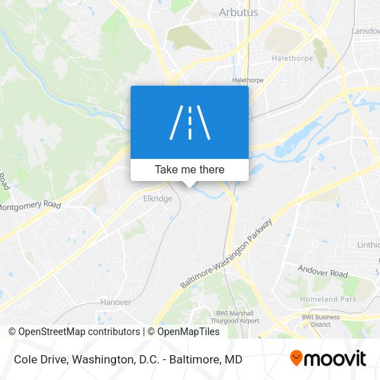 Cole Drive map