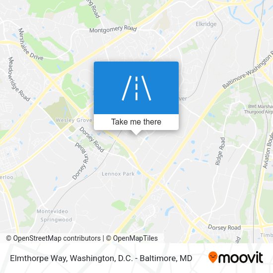 Mapa de Elmthorpe Way