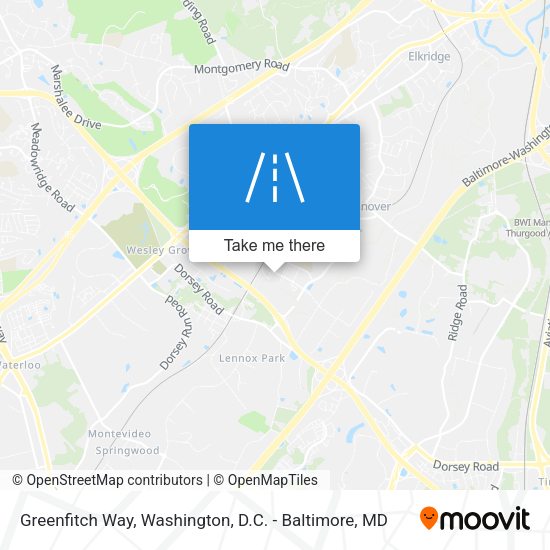 Greenfitch Way map