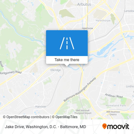 Jake Drive map